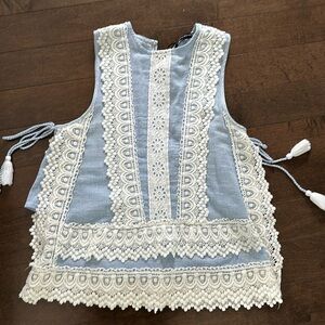 Zara Woman boho tank